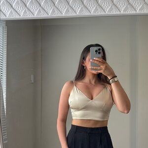 Abercrombie Satin Top